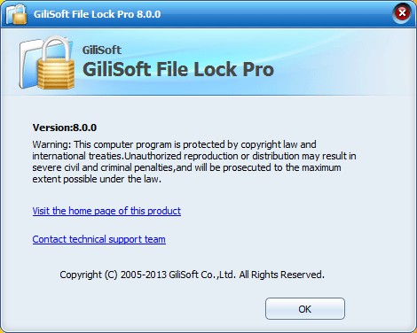 GiliSoft File Lock Pro 8.0