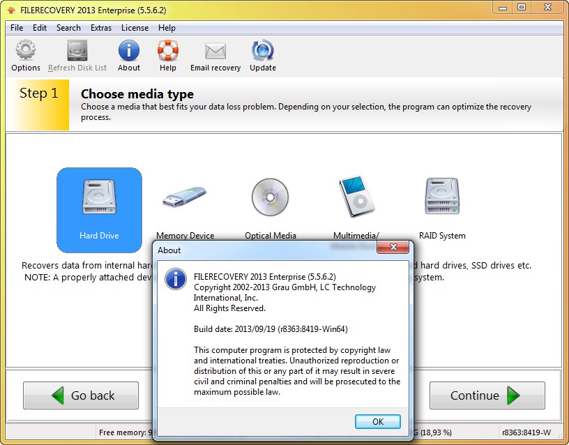 LC Technology FILERECOVERY 2013 Enterprise 5.5.6.2