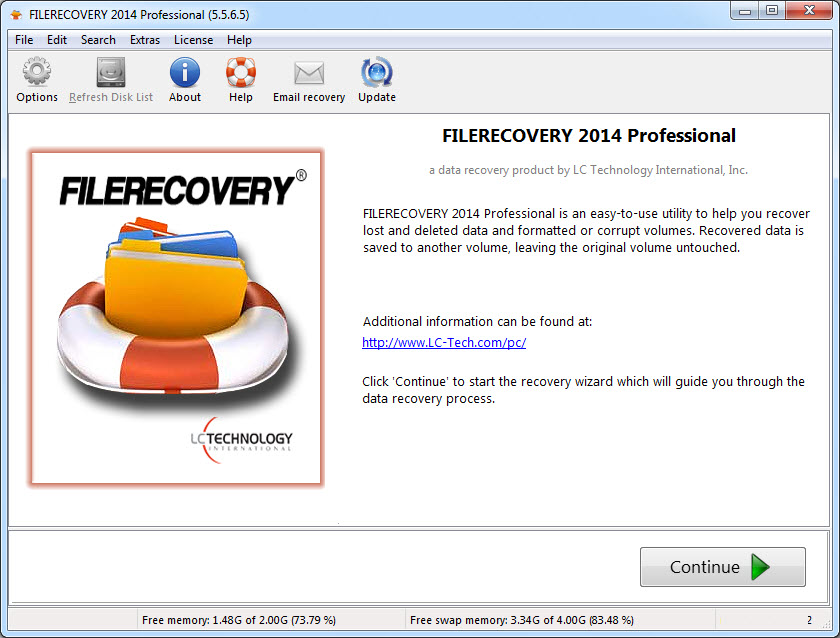 LC Technology FILERECOVERY 2014 Professional 5.5.7.6