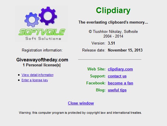 Clipdiary 3.51