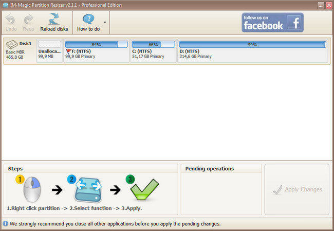 IM-Magic Partition Resizer 2.1.1 Professional Edition