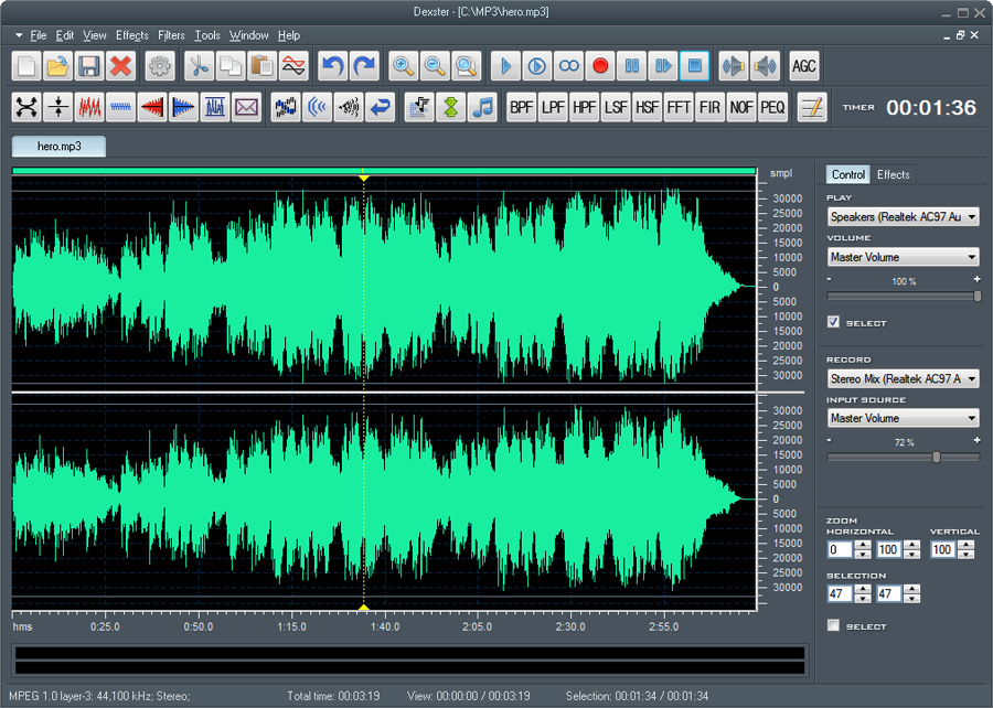 Dexster Audio Editor 4.3