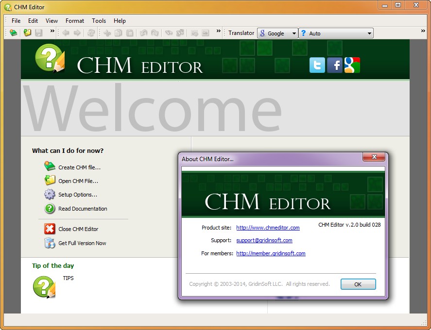 GridinSoft CHM Editor 2.0 Build 28