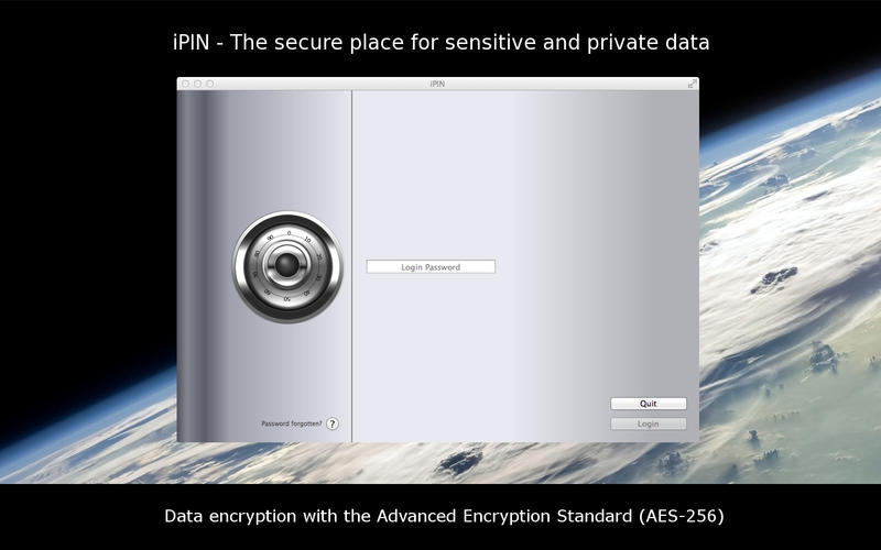 IPIN Secure PIN and Password Safe v2.10 Multilingual Mac OS X