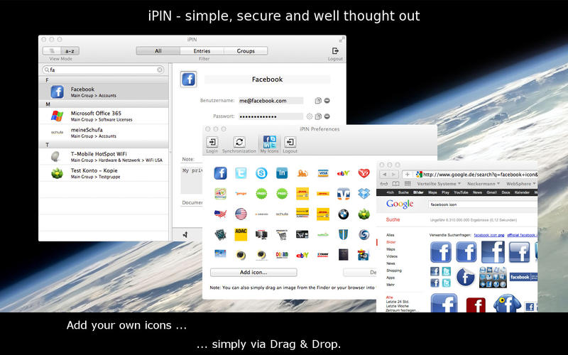 IPIN Secure PIN and Password Safe v2.10 Multilingual Mac OS X