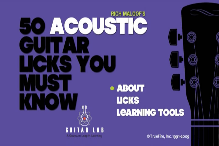 50 Acoustic Guitar Licks You Must Know