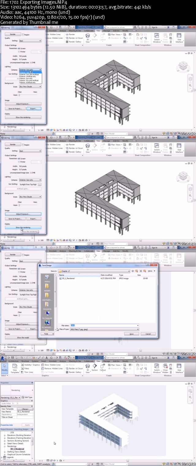 InfiniteSkills - Learning Revit Structure 2015 Training Video