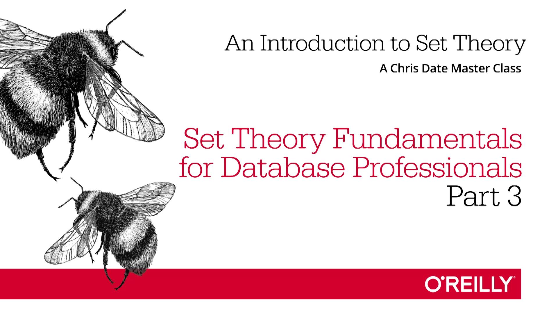 An Introduction to Set Theory: Set Theory Fundamentals for Database Professionals