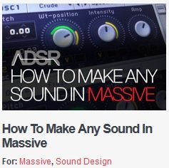 ADSR Sounds – How To Make Any Sound In Massive