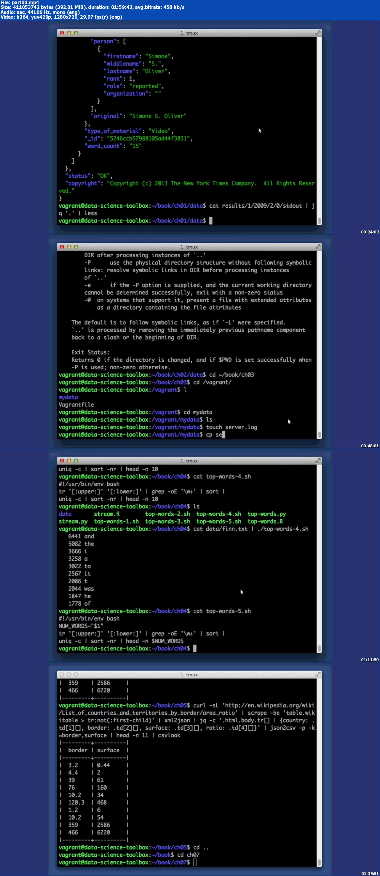 Oreilly - Data Science at the Command Line