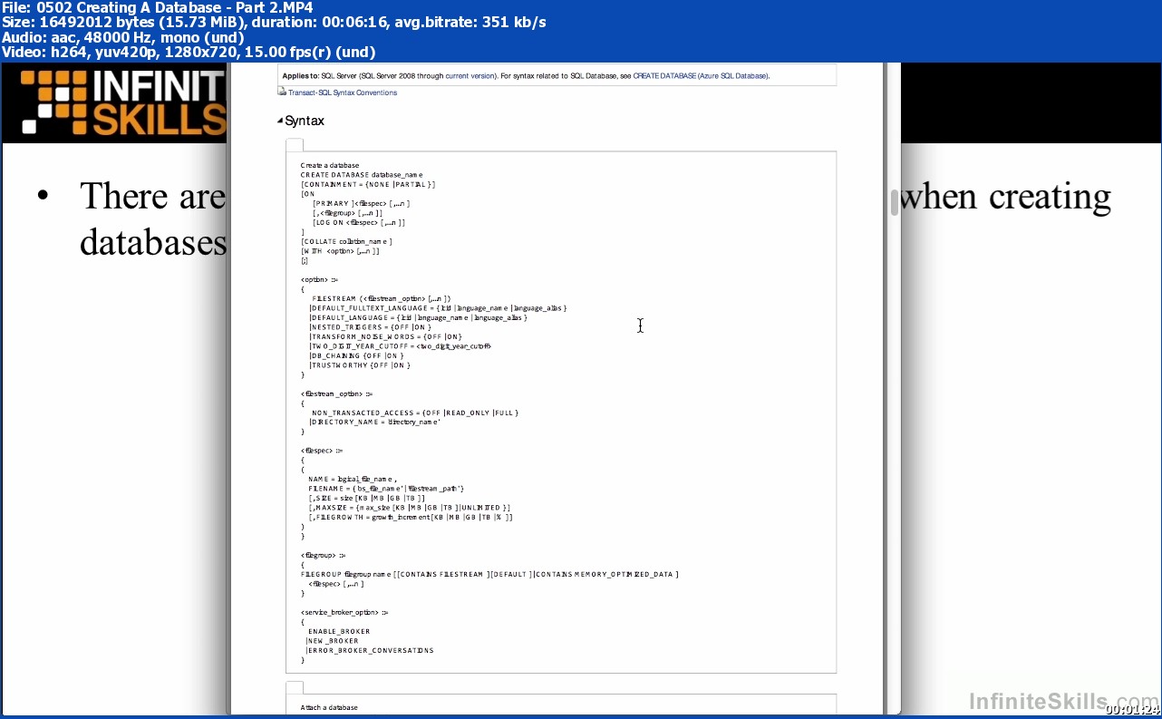 Learning Microsoft Transact - SQL Training Video