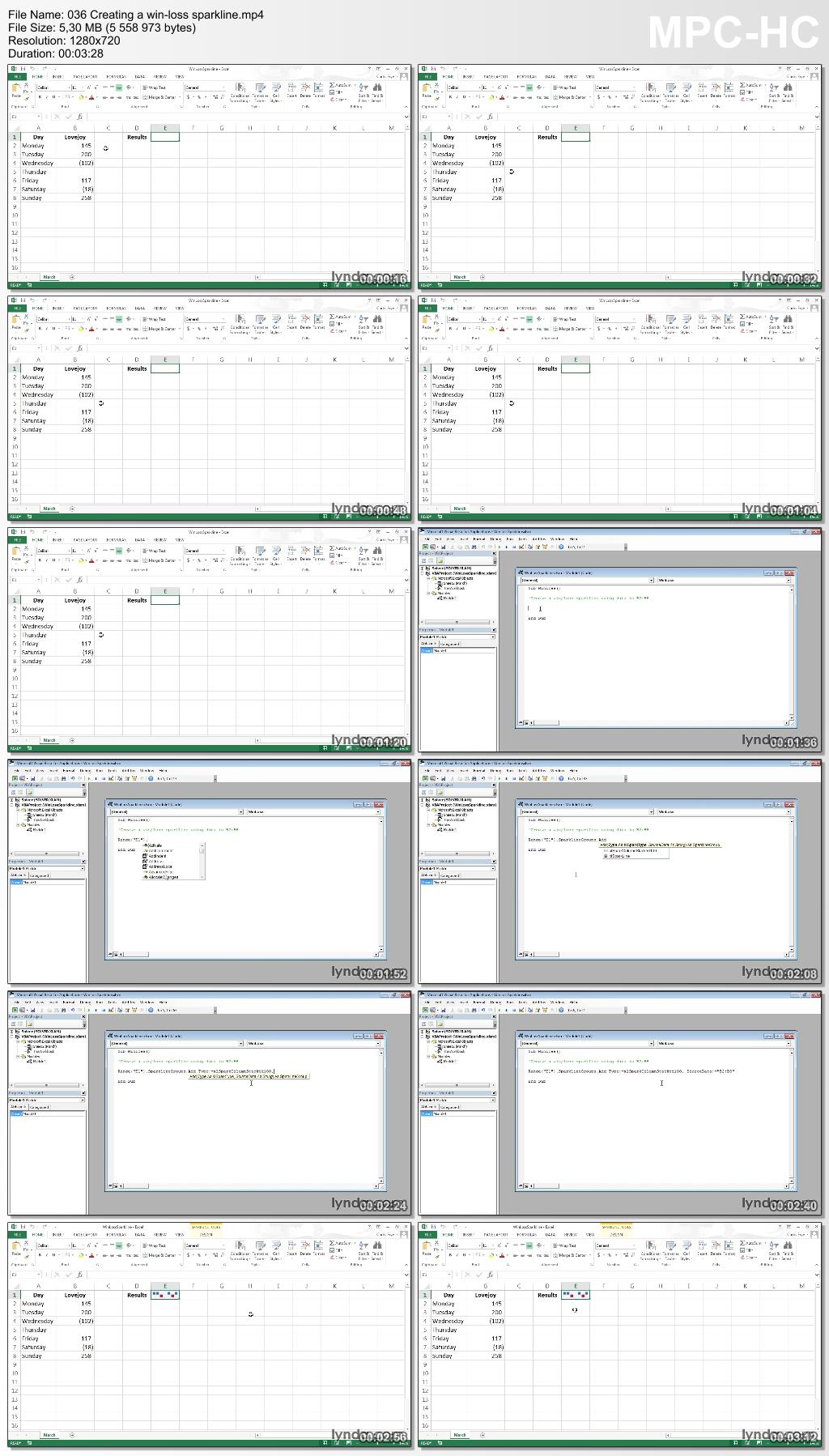 Lynda - Excel VBA: Managing Files and Data