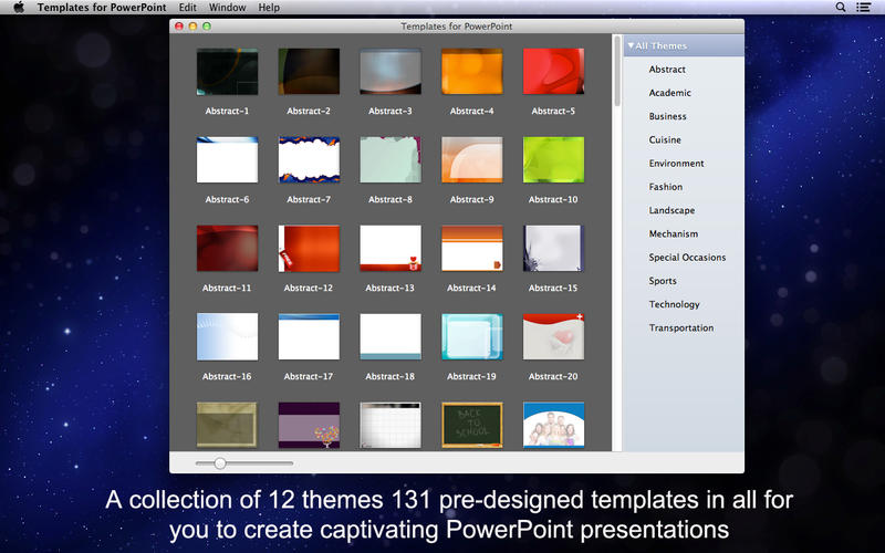 Templates for PowerPoint v2.2.0 Mac OS X