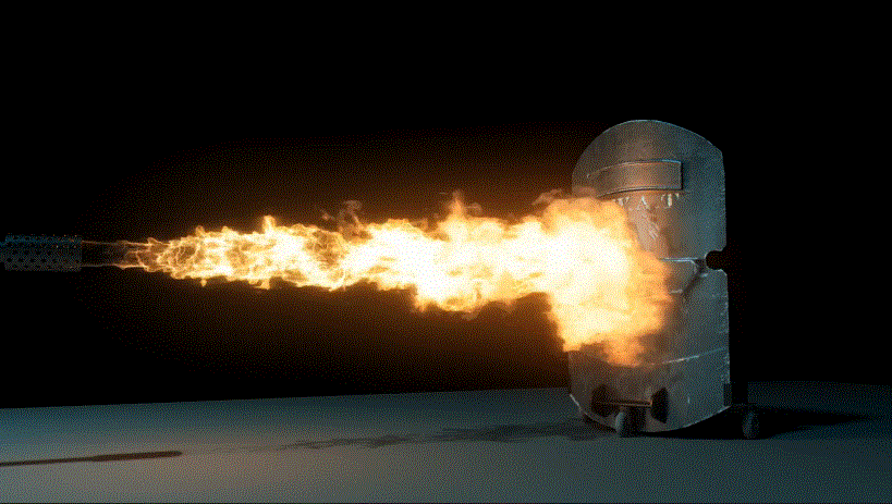 Simulating a Flamethrower Effect in Maya