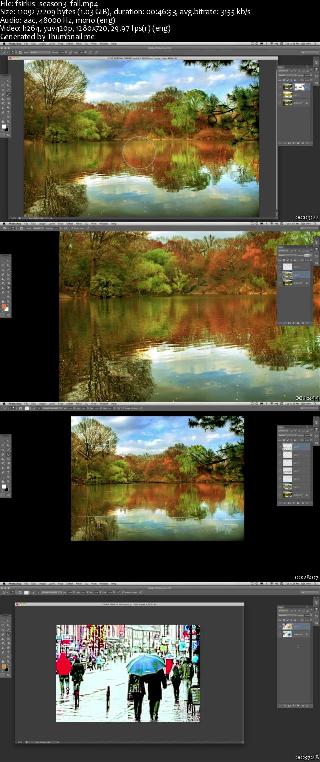 KelbyOne - Photoshop In Depth - Four Seasons: Fall [repost]