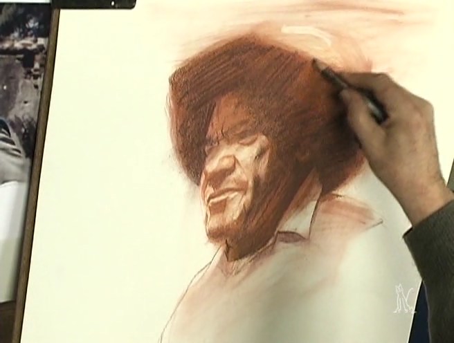 Craig Nelson - Drawing a Duotone Portrait (Repost)