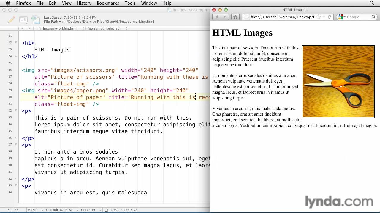 Lynda - HTML Essential Training (2012) with Bill Weinman