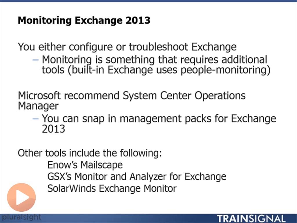 Exchange Server 2013 Core Solutions (70-341): Part 1