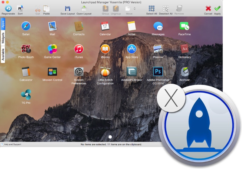 Launchpad Manager Yosemite Pro 1.0.3 Mac OS X