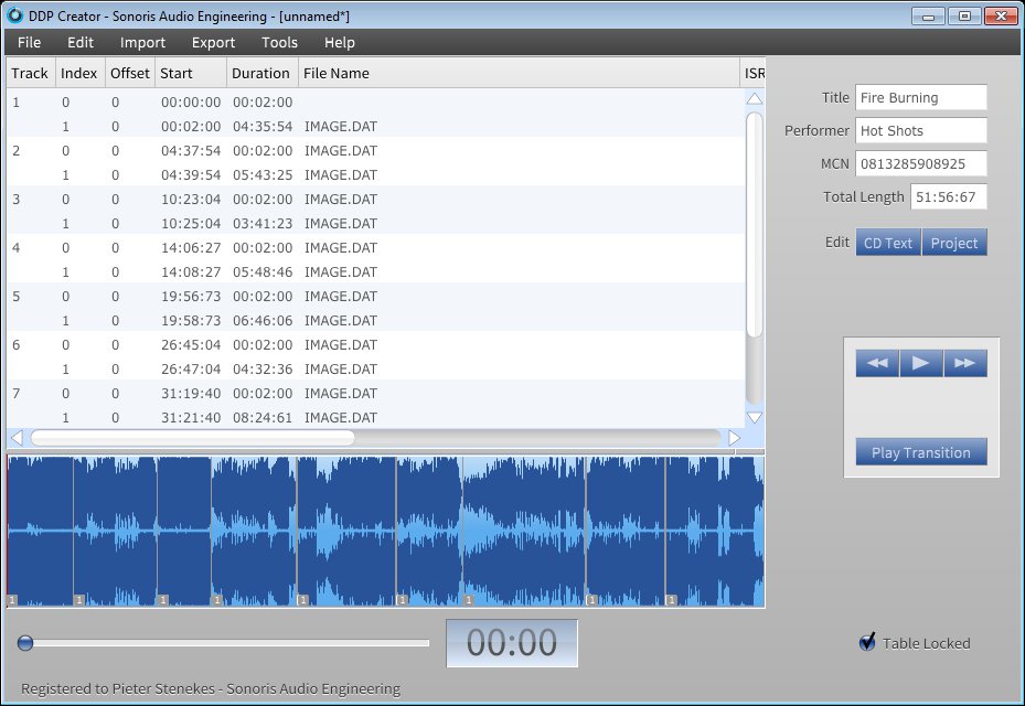 Sonoris DDP Creator Pro v3.1.1.0 WiN MacOSX