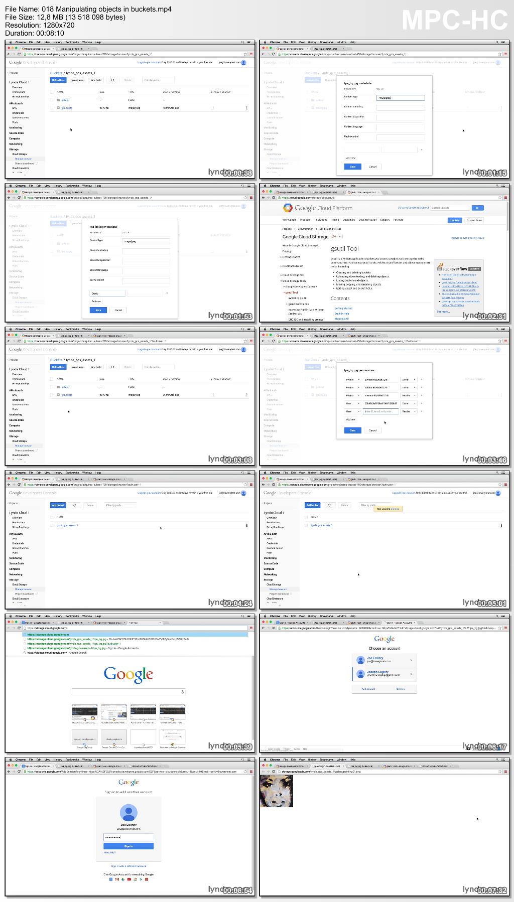 Lynda - Up and Running with Google Cloud Platform