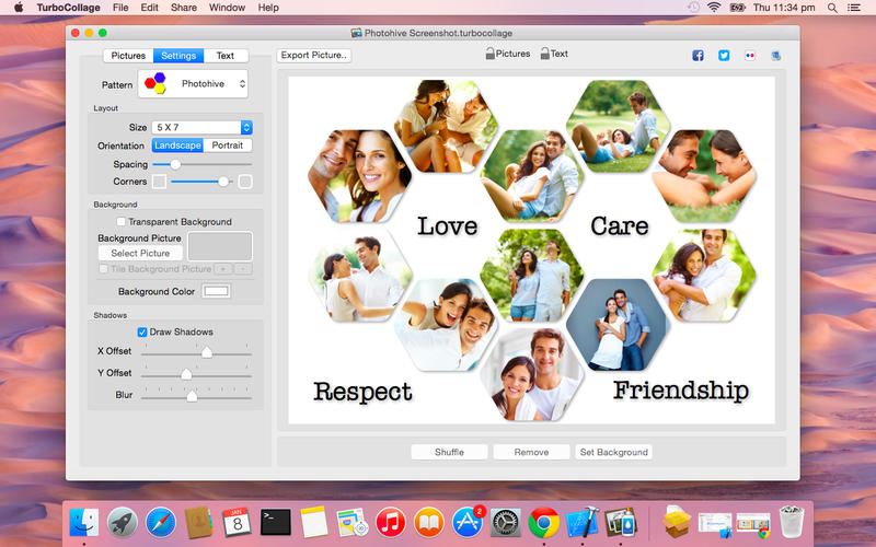 TurboCollage Collage Creator v5.2.1 Mac OS X