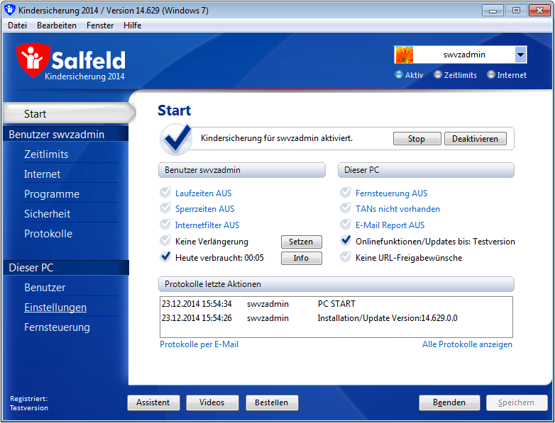 Kindersicherung 2014 v14.643