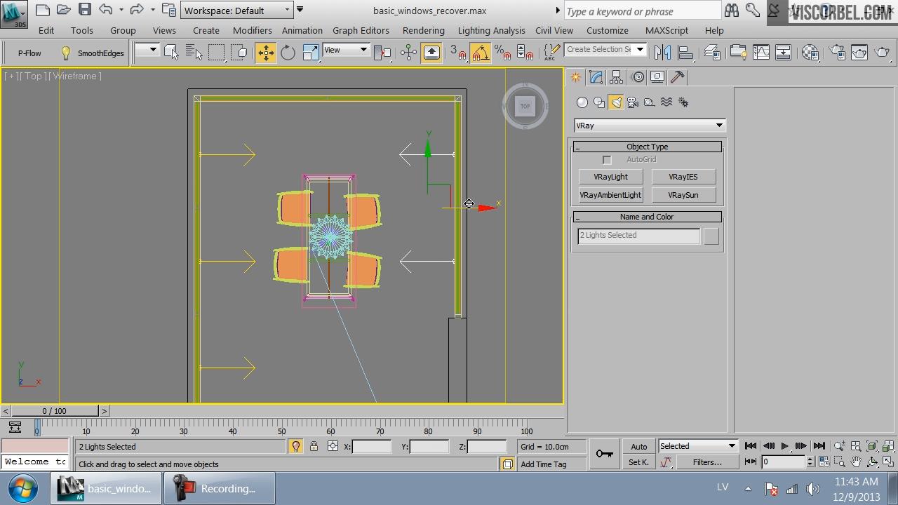 Interior Lighting with V-Ray