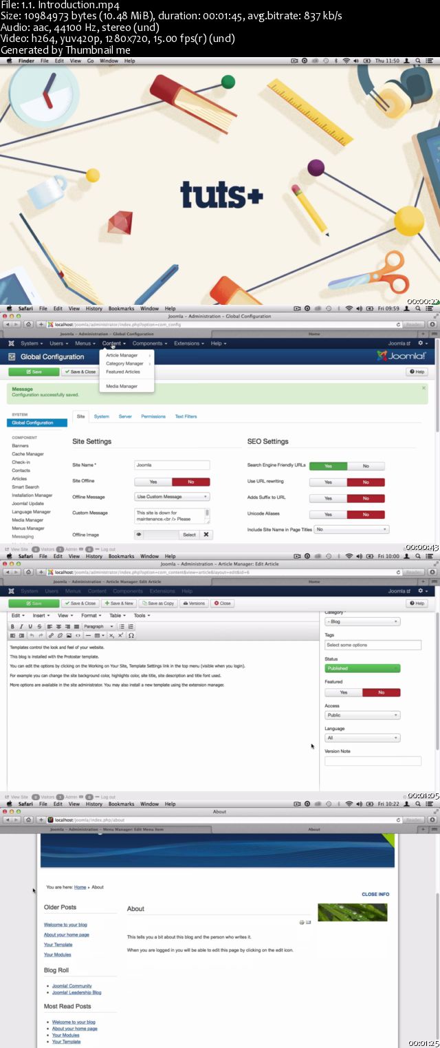 Tutsplus - A Beginner’s Guide to Using Joomla