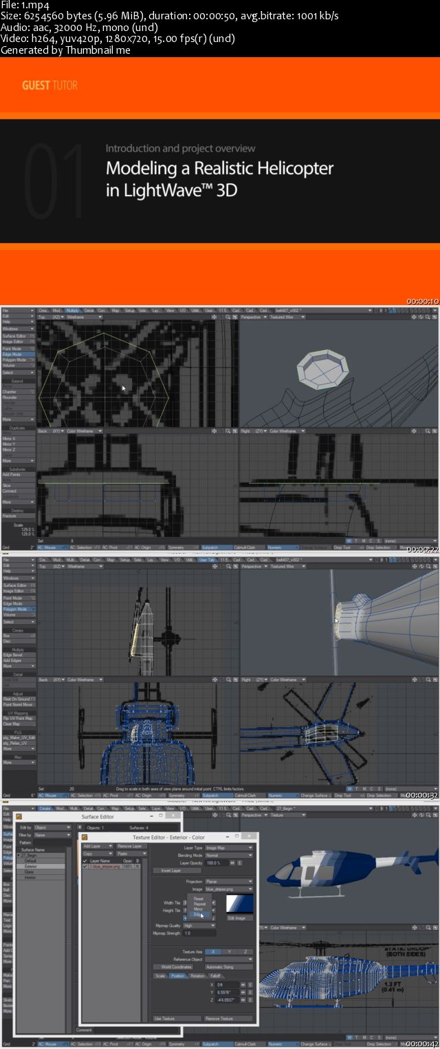 Modeling a Realistic Helicopter in LightWave 3D