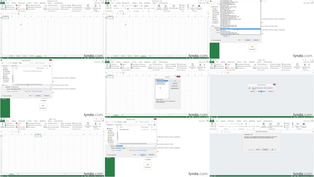 Video2Brain - Excel: Eigene Funktionen mit VBA erstellen