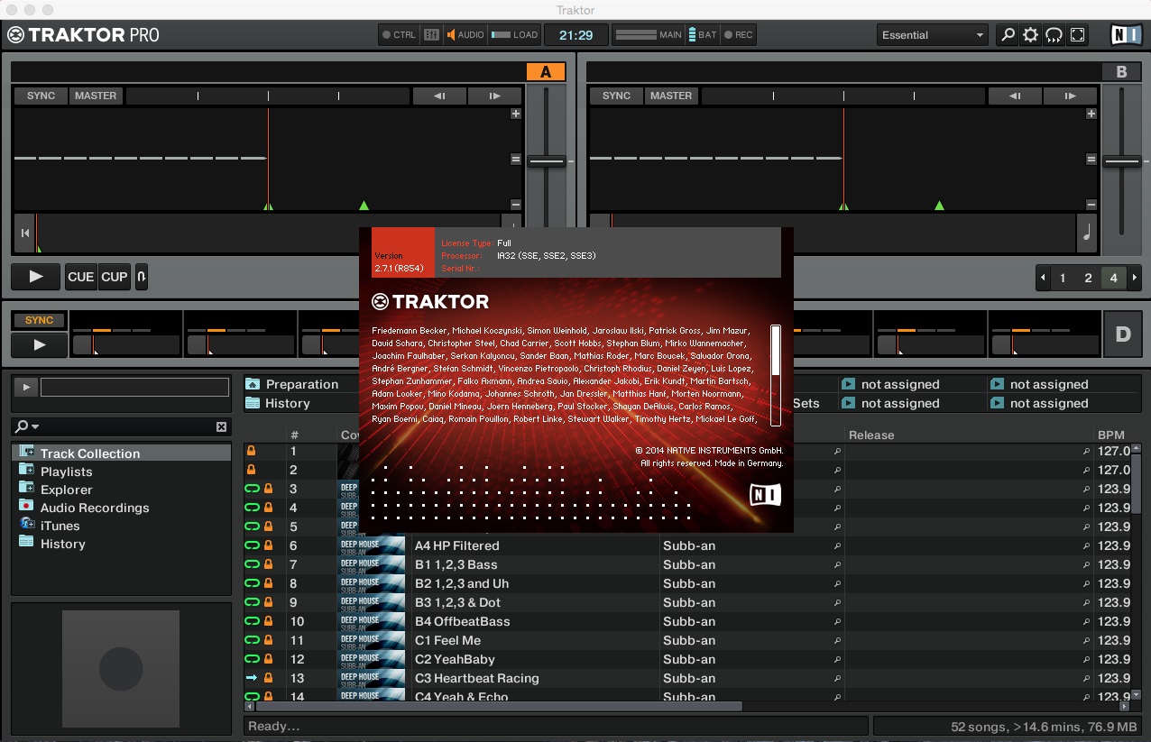 Native Instruments Traktor Pro 2 v2.7.1 Mac OS X