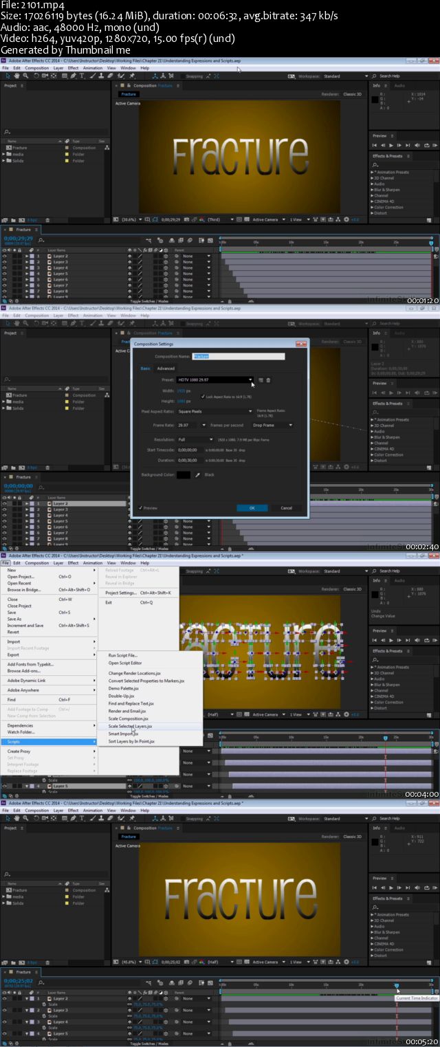 InfiniteSkills - Learning Adobe After Effects CC 2014 Training Video