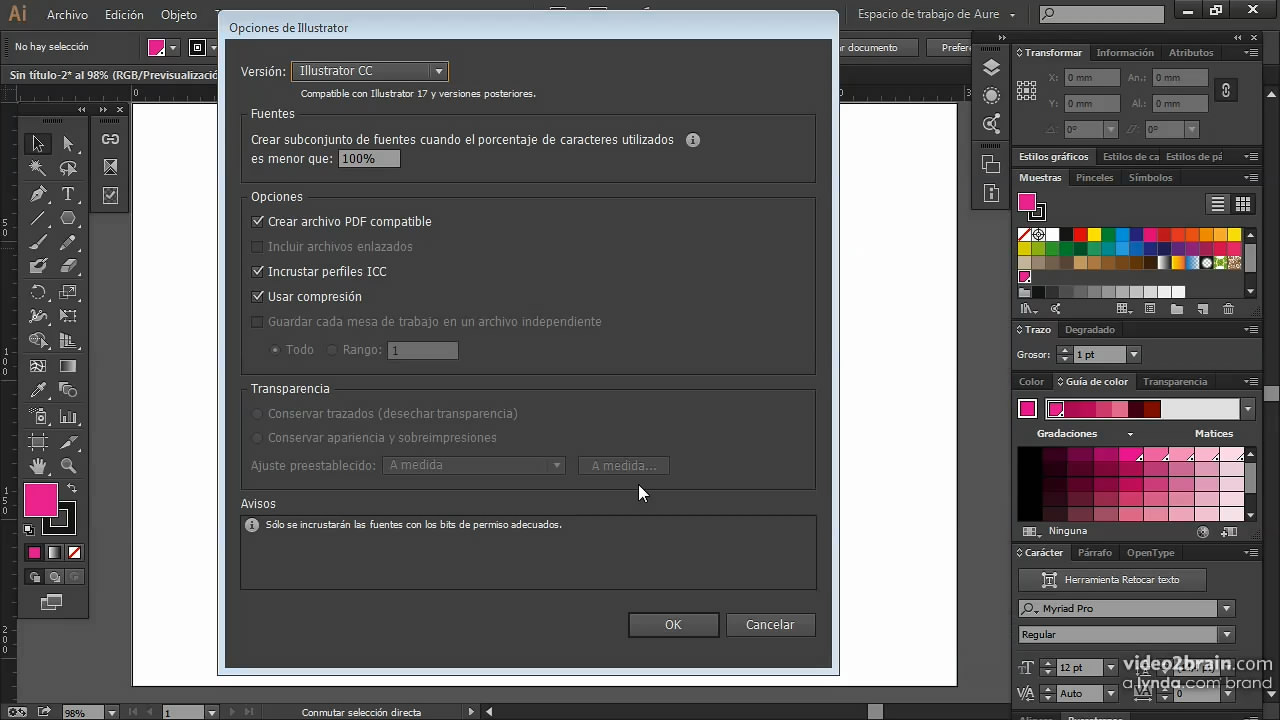 Intercambio de datos entre aplicaciones Creative Cloud