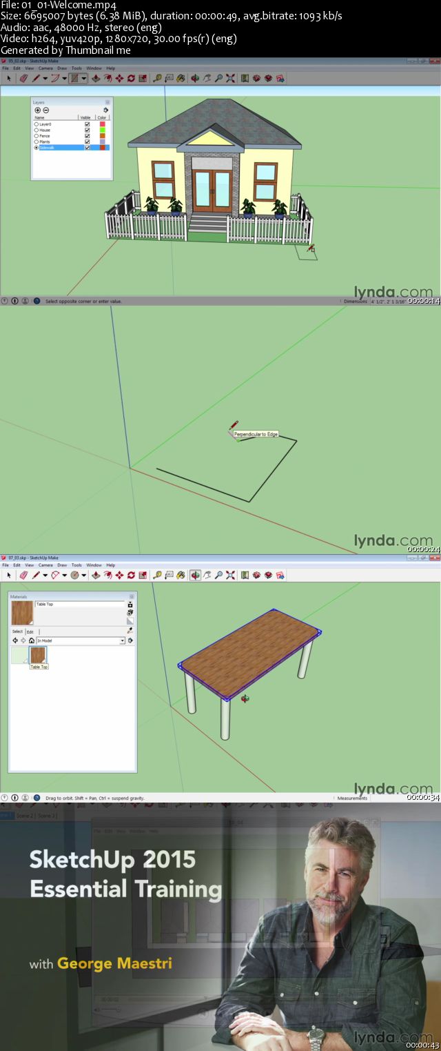 Lynda - SketchUp 2015 Essential Training