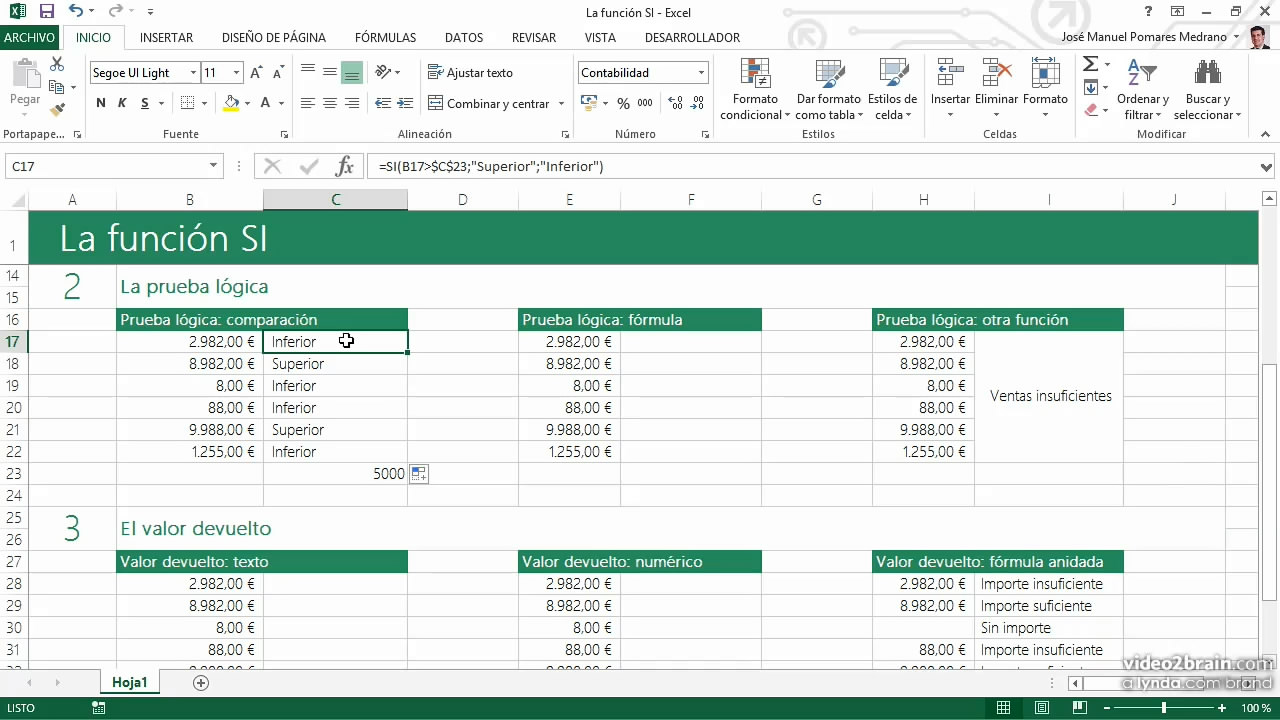 Microsoft Excel 2013 básico