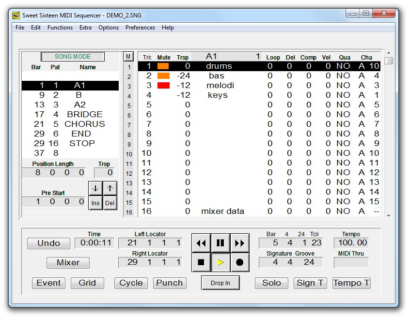 Roni Music Sweet Sixteen MIDI Sequencer v3.3.8