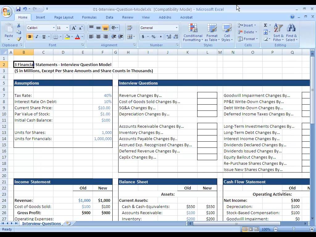 Breaking Into Wallstreet - Excel & Financial Modeling Fundamentals 3.0