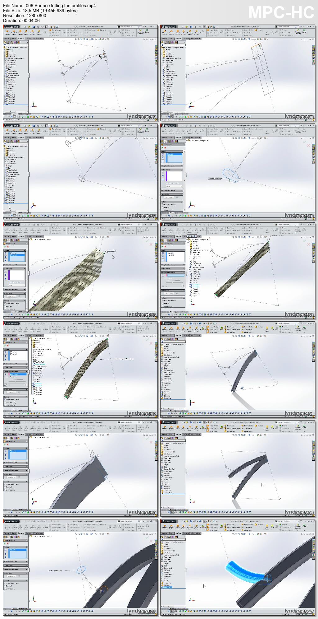 Lynda - Modeling a Bicycle Frame with SolidWorks