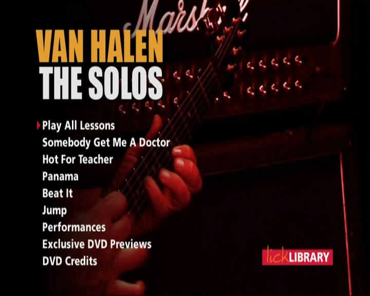 Learn to play Van Halen - The Solos