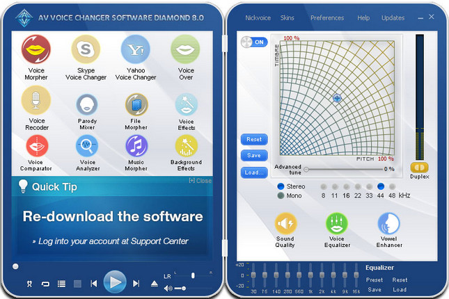 AV Voice Changer Software Diamond 8.0.24