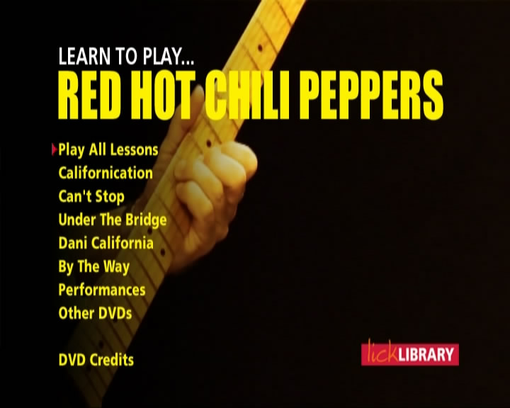 Learn To Play Red Hot Chili Peppers [repost]