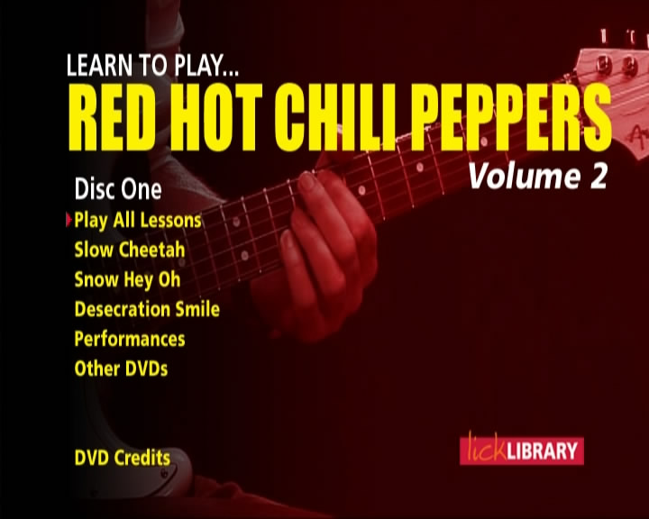 Learn to play Red Hot Chili Peppers - Vol 2 [repost]