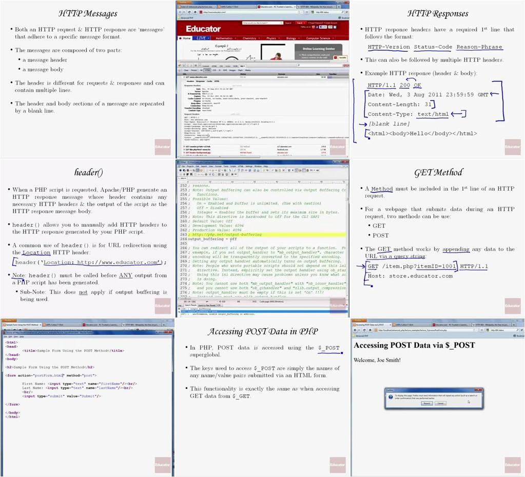 Educator.com - Advanced PHP Training with MySQL [Repost]