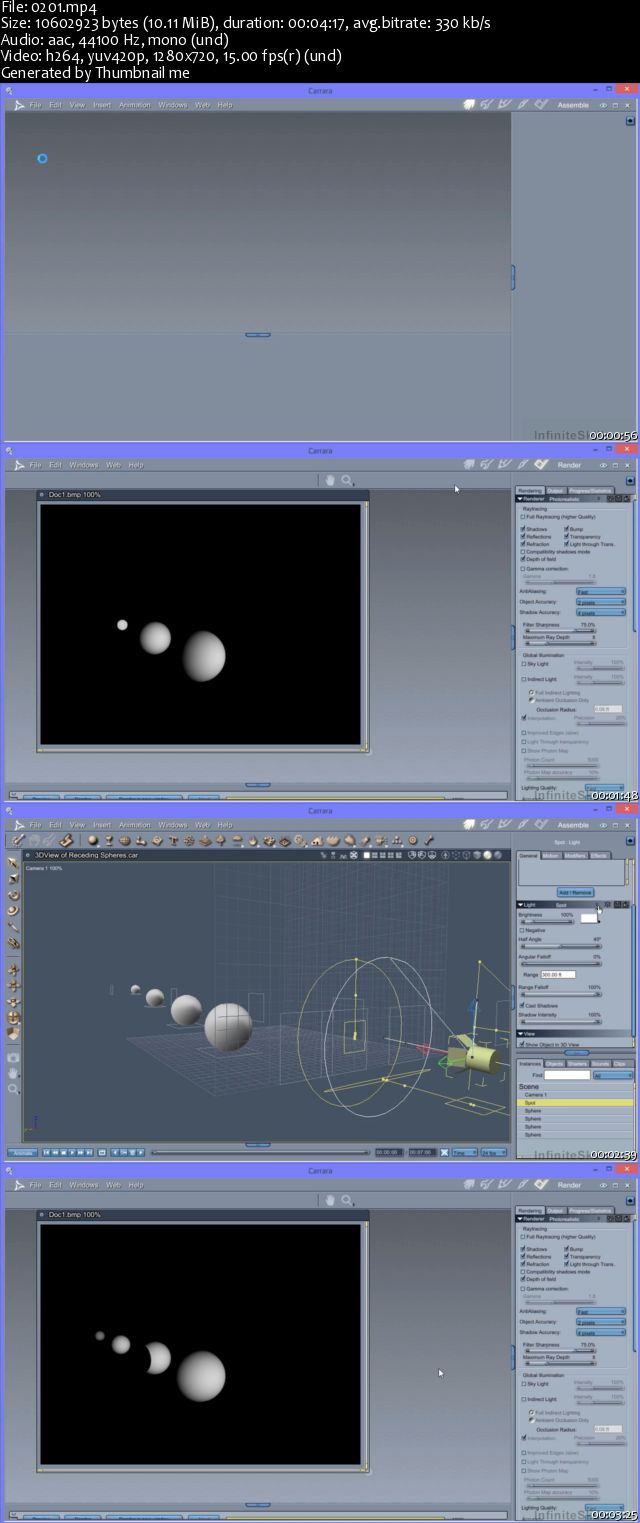 InfiniteSkills - Carrara - Realism Rendering Training Video