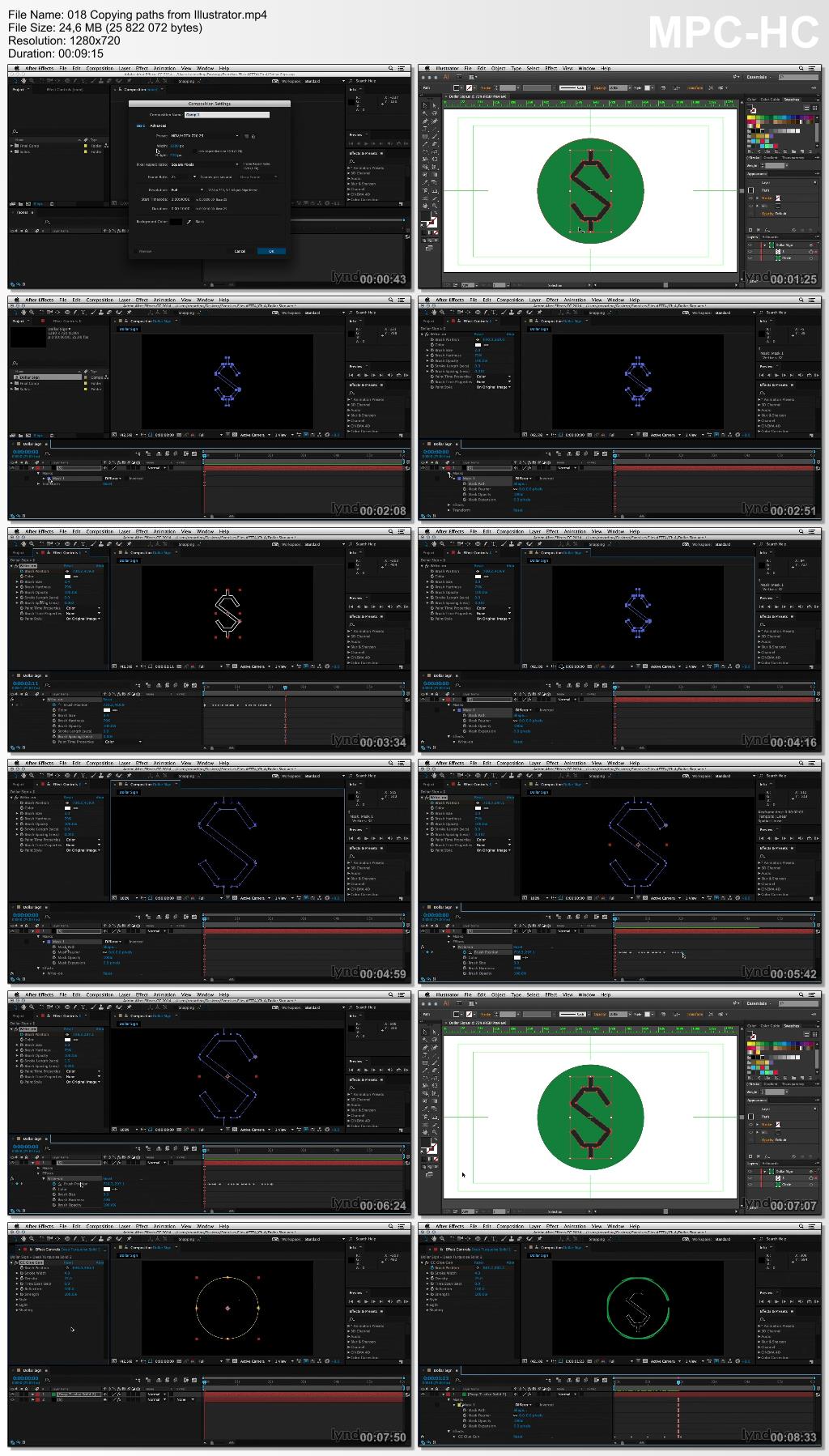 Lynda - After Effects Tips and Techniques: Shapes, Text, Masks, and Path Effects