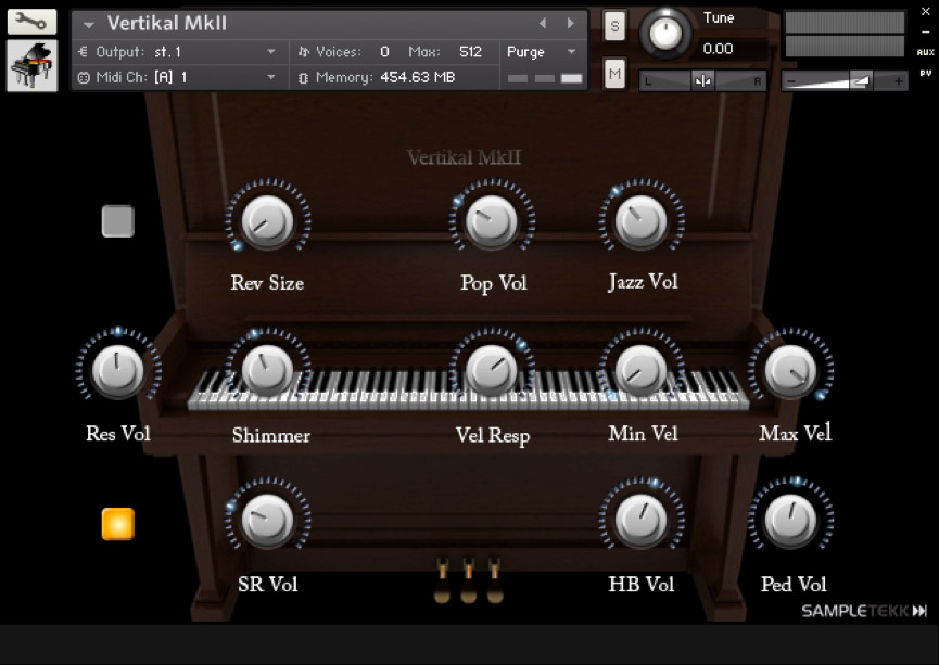 Sampletekk Vertikal MKII KONTAKT