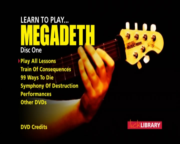 Learn To Play Megadeth [repost]