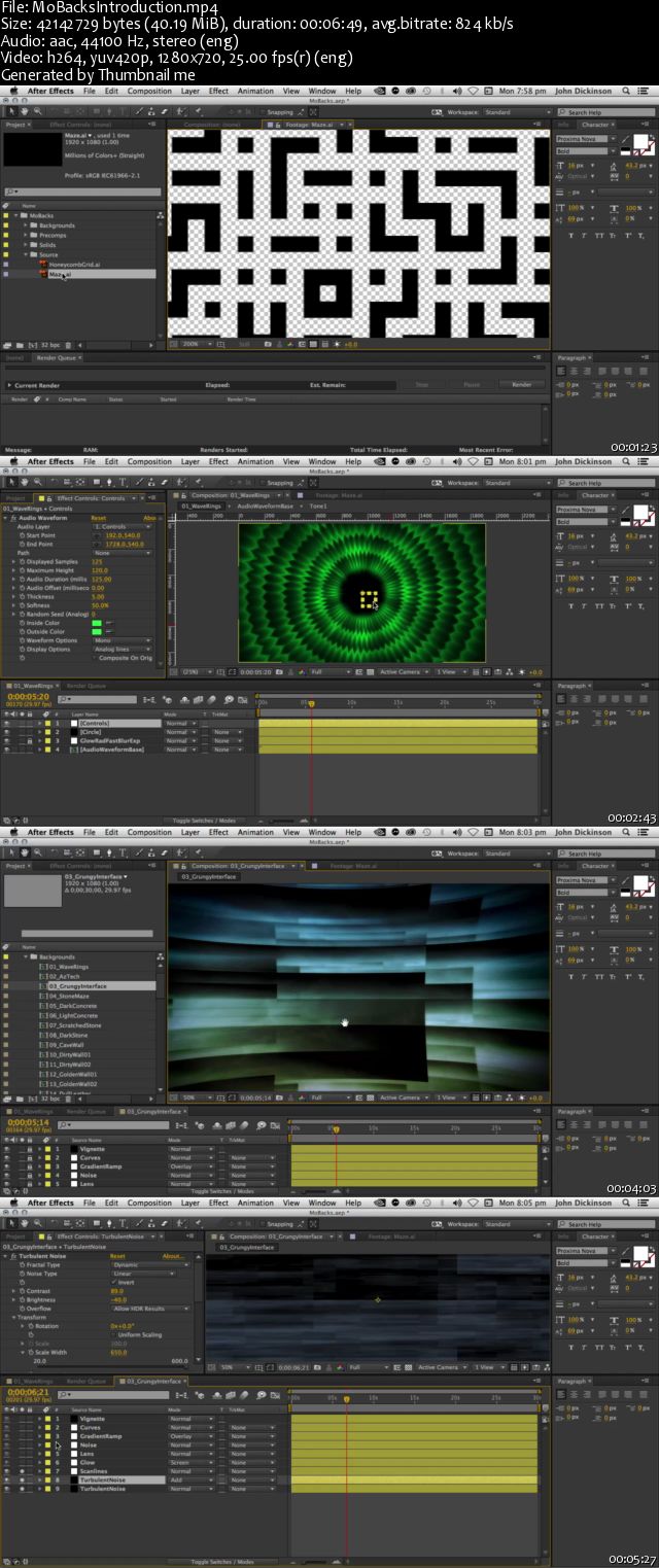 MotionWorks - MoBacks for After Effects