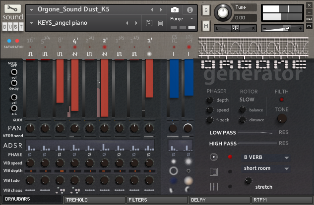 sound DUST ORGONE KONTAKT